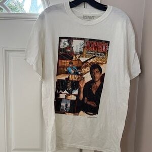 Scarface Graphic White T-Shirt